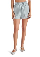 Steve Madden Faux the Record Faux Leather Shorts