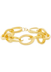 Steve Madden Gold-Tone Interlocking Link Bracelet