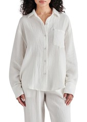 Steve Madden Juna Cotton Gauze Button-Up Shirt