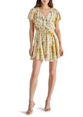 Steve Madden Kirsty Floral Chiffon Minidress