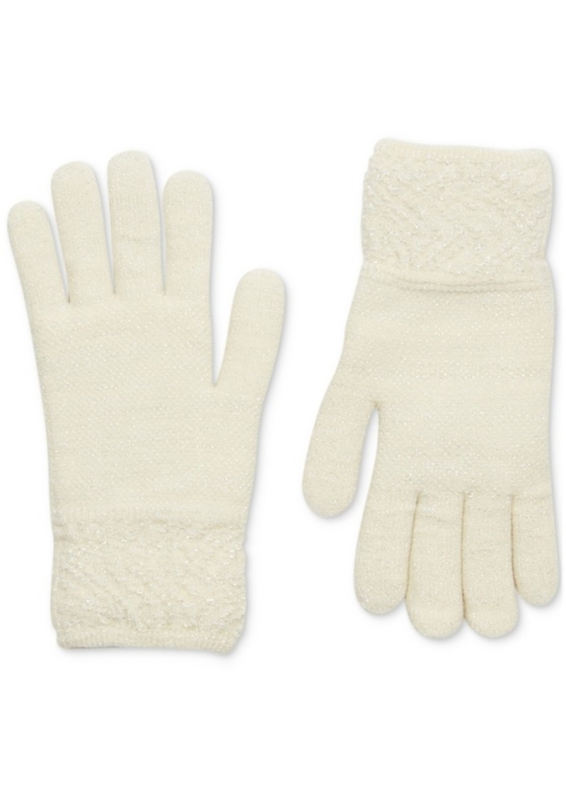 Steve Madden Lurex Sparkle Gloves