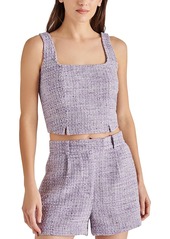 Steve Madden Mallika Tweed Sleeveless Top