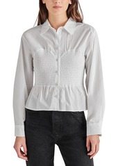 Steve Madden Marisol Cotton Smocked Top