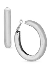Steve Madden Medium Tubular Hoop Earrings, 1.96"