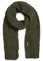 Steve Madden Men's Cable-Knit Scarf