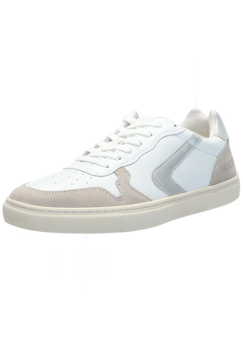 Steve Madden Men's Centre Sneaker White w/Silver