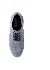 Steve Madden Men's Fenta Fashion Lace-Up Sneakers - Blue Fabric