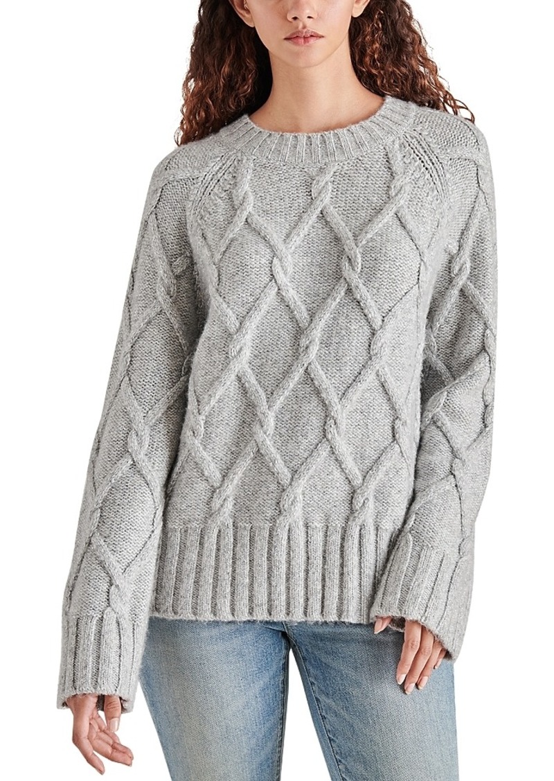 Steve Madden Micah Cable Knit Sweater