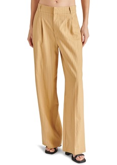 Steve Madden Pleated Stripe Trousers in Butterscotch at Nordstrom Rack