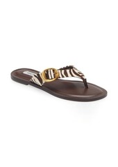 Steve Madden Rays Genuine Calf Hair Flip Flop