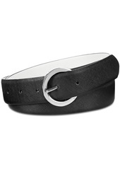 Steve Madden Saffiano Plus-Size Reversible Belt