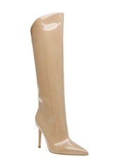 Steve Madden Sarina Pointed Toe Boot in Natural Patent at Nordstrom Rack