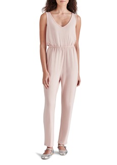 Steve Madden Sleeveless French Terry Jumpsuit in Rose Taupe at Nordstrom Rack