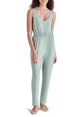 Steve Madden Sleeveless French Terry Jumpsuit in Rose Taupe at Nordstrom Rack