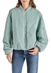 Steve Madden Vida Quilted Bomber Jacket