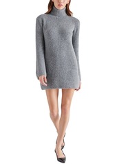 Steve Madden Women's Abbie Turtleneck Sweater Dress - Heather Grey