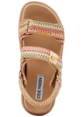 Steve Madden Women's Bigmona Platform Footbed Sandals - Brown Suede