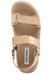 Steve Madden Women's Bigmona Platform Footbed Sandals - Taupe Suede