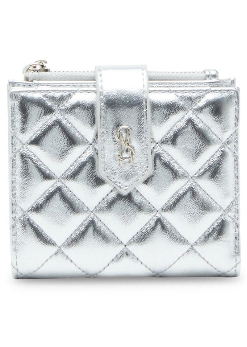 Steve Madden Women's Bjem Bifold Wallet - Silver