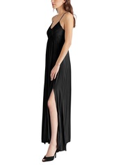 Steve Madden Women's Brianna Smocked Tie-Back Maxi Dress - Black