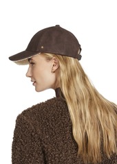 Steve Madden Women's Brix Distressed Faux-Leather Baseball Cap - Chocolate