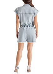 Steve Madden Women's Calliope Romper - Stone Wash Blue