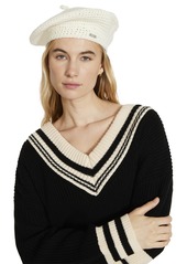 Steve Madden Women's Chunky Knit Beret - Black