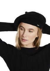 Steve Madden Women's Chunky Knit Beret - Black