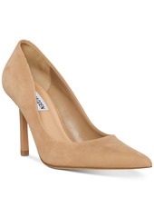 Steve Madden Women's Classie Pointed Toe Stiletto Pumps - Tan Nubuck