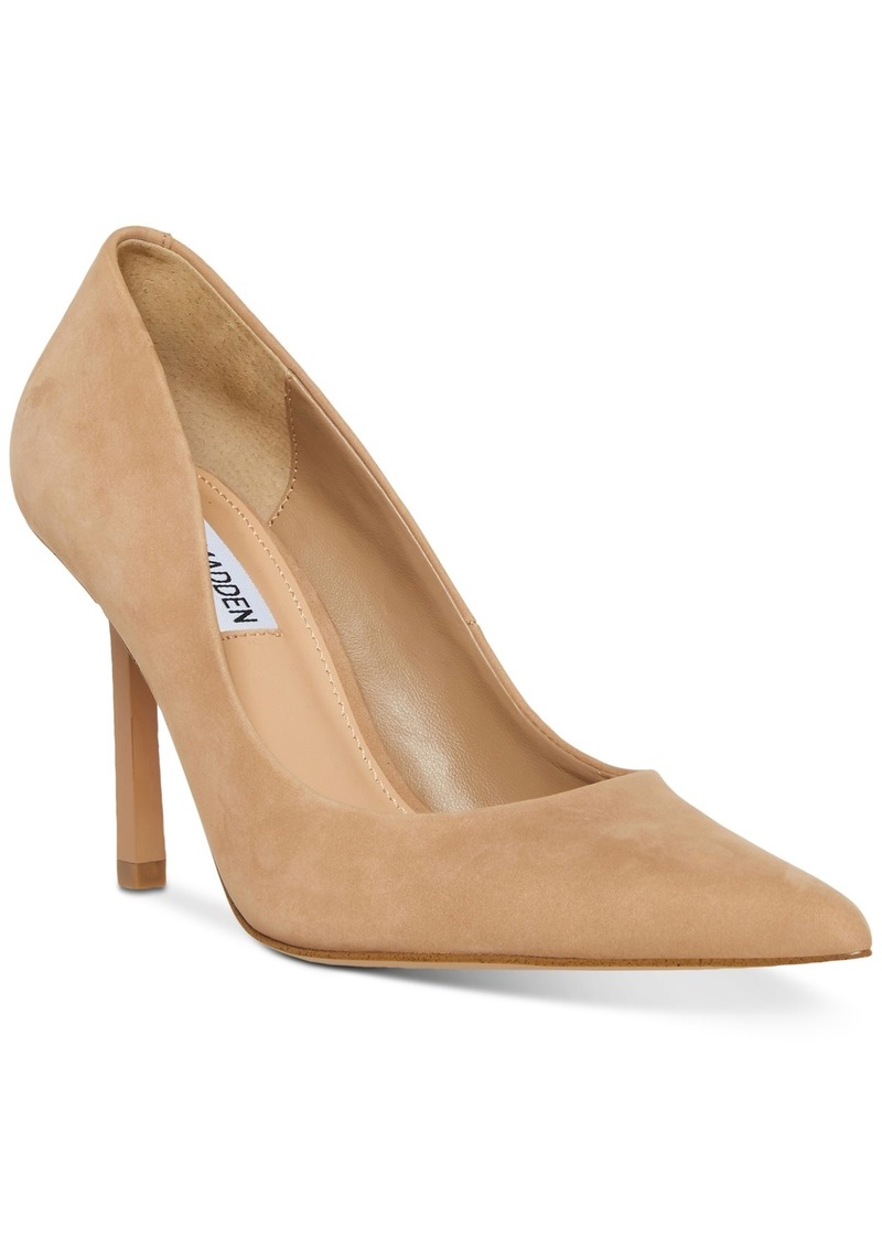 Steve Madden Women's Classie Pointed Toe Stiletto Pumps - Tan Nubuck