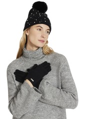 Steve Madden Women's Cozy Touchscreen Gloves, Created for Macy's - Black