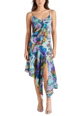 Steve Madden Women's Elysia Asymmetric-Ruffle Dress - Dreamscape Print