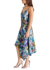 Steve Madden Women's Elysia Asymmetric-Ruffle Dress - Dreamscape Print