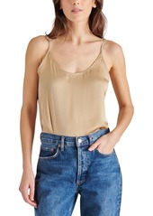 Steve Madden Women's Emersyn Sleeveless Scoop-Neck Bodysuit - Wood Thrush