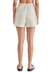 Steve Madden Women's Gaelle Cotton Paperbag-Waist Shorts - Ivory