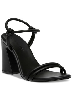 Steve Madden Women's Harrlow Block-Heel Knotted Dress Sandals - Black