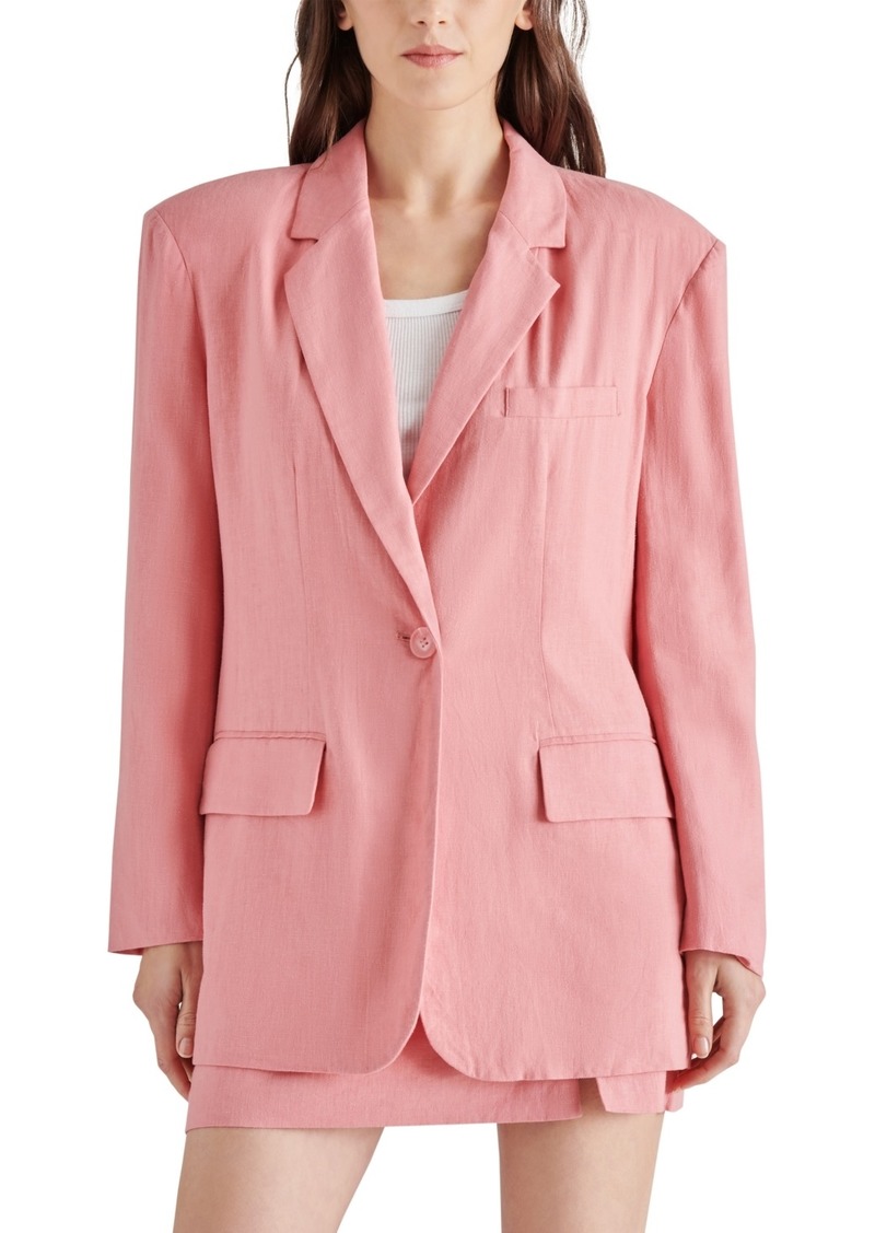 Steve Madden Women's Imaan Blazer - Peach Romance