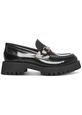 Steve Madden Women's Lando Tailored Lug Sole Bit Loafers - Black