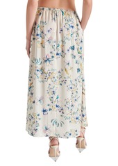 Steve Madden Women's Noemi Floral-Print Pull-On Skirt - Cream