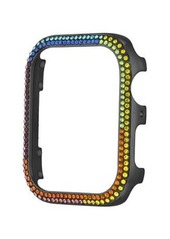 Steve Madden Womens Rainbow Crystal Apple Watch Bumper