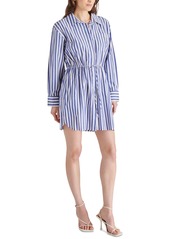 Steve Madden Women's Rani Long-Sleeve Shirtdress - Blue