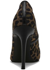 Steve Madden Women's Raz Pointed-Toe Stiletto Pumps - Leopard Mesh