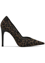 Steve Madden Women's Raz Pointed-Toe Stiletto Pumps - Leopard Mesh