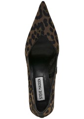 Steve Madden Women's Raz Pointed-Toe Stiletto Pumps - Leopard Mesh