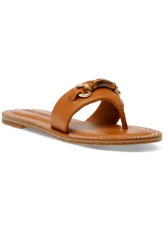 Steve Madden Women's Rebecka Hooded Thong Slide Sandals - Tan