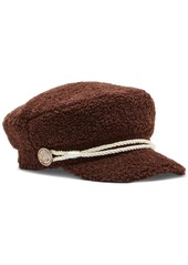 Steve Madden Women's Rope-Trim Fleece Baker Boy Hat - Natural