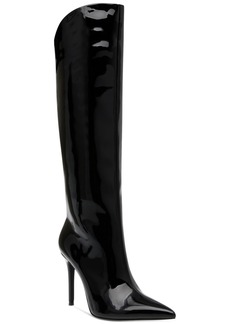 Steve Madden Women's Sarina Pointed-Toe Stiletto Dress Boots - Black Patent