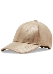 Steve Madden Women's Stone Distressed Metallic Baseball Cap - Tan