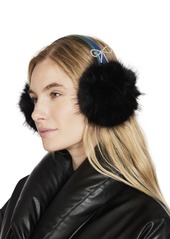 Steve Madden Women's Sweet Shag Embellished Earmuffs - Ivory