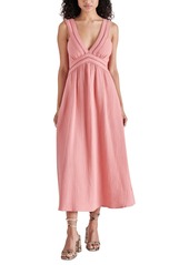 Steve Madden Women's Taryn Cotton Gauze Midi Dress - Rose Mauve